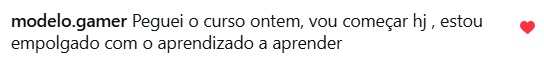 Feedback real de aluno do MGU PRO
